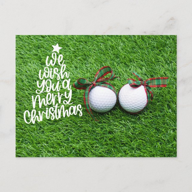 Golf Weihnachten Thema für Golfer (Vorderseite)