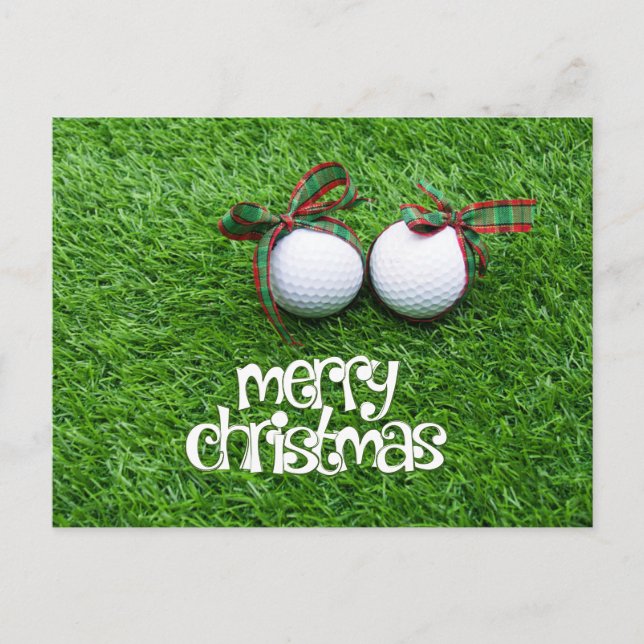 Golf Weihnachten Thema für Golfer (Vorderseite)