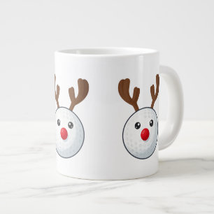 Golf-Weihnachts-Kaffeetasse Jumbo-Tasse