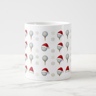 Golf-Weihnachts-Kaffeetasse Jumbo-Tasse