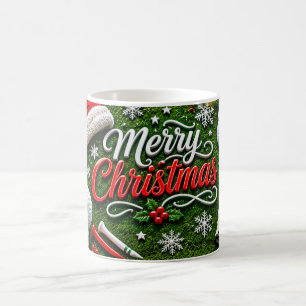 Golf-Weihnachts-Kaffeetasse Kaffeetasse