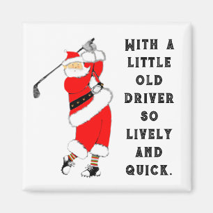 Golf-Weihnachts-Sammelobjekt Magnet