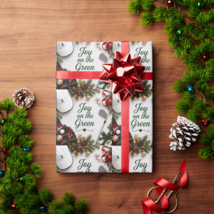 Golf-Weihnachts-Verpackungspapier Geschenkpapier