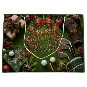 Golf-Weihnachtsfeier Große Geschenktüte