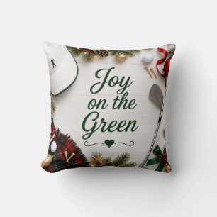 Golf-Weihnachtsfeier Kissen