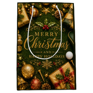 Golf Weihnachtsfeier Mittlere Geschenktüte
