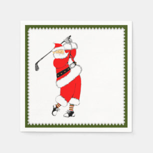Golf-Weihnachtsfeier Serviette