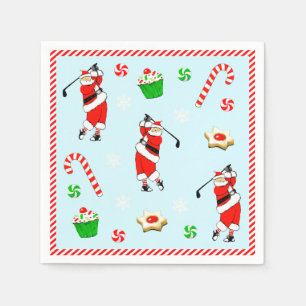 Golf-Weihnachtsfeier Serviette
