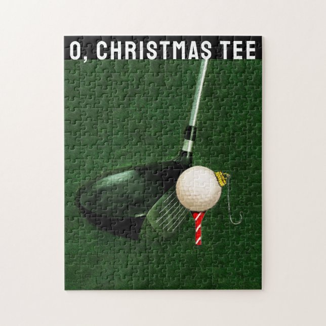 Golf Weihnachtsfeiertag Puzzle (Vertikal)