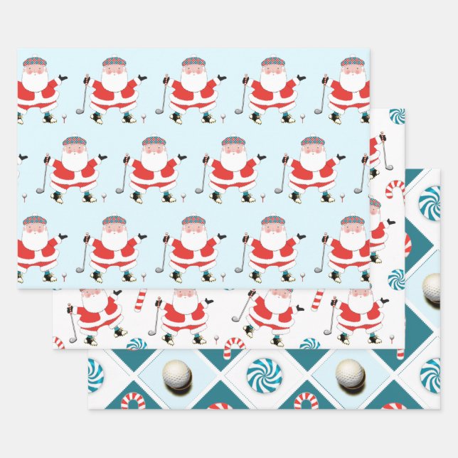 Golf Weihnachtsgeschenk Geschenkpapier Set (Set)