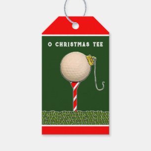 Golf Weihnachtsgeschenke Tags Geschenkanhänger