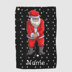 Golf Weihnachtshandtuch für Golfer mit dem Weihnac Golfhandtuch