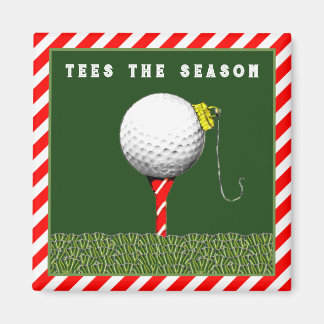 Golf-Weihnachtsstrumpf-Füller Magnet