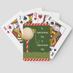 Golf-Weihnachtsstrumpf-Füller Spielkarten