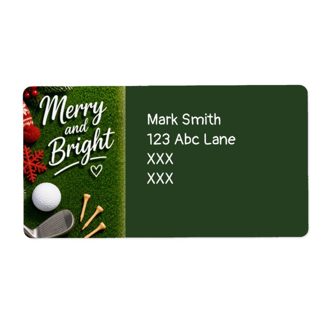 Golf Weihnachtsthema (Vorne)