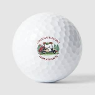 Golf-Weihnachtsthema für Minnesota Golfball