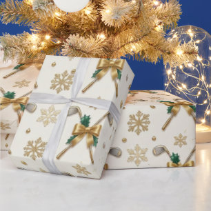 Golf Weihnachtsthema Geschenkpapier