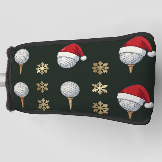 Golf Weihnachtsthema Headcover (Vorderseite)