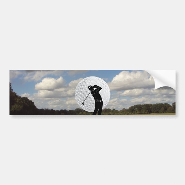 Golf-Welt Autoaufkleber (Vorne)