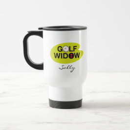 Golf Widow_Badge der Honor_Black Reisebecher
