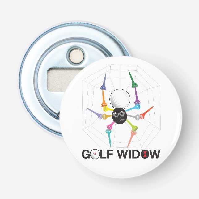 Golf Widow Black Widow Spider Flaschenöffner (Vorderseite)