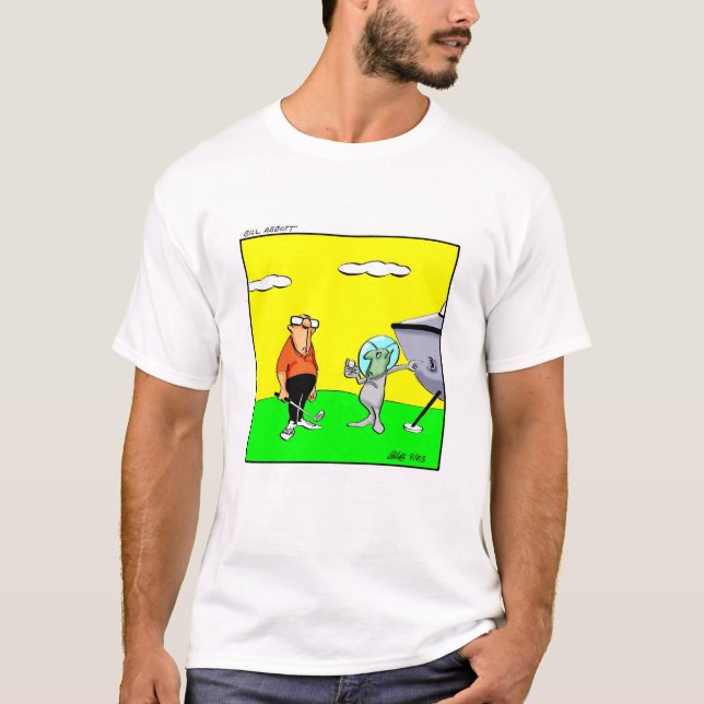 Golf "Wild Shot" Spaß Tee Shirt (Vorderseite)