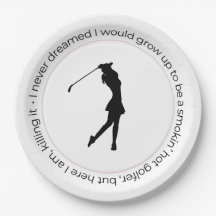 Golf Women Plate
