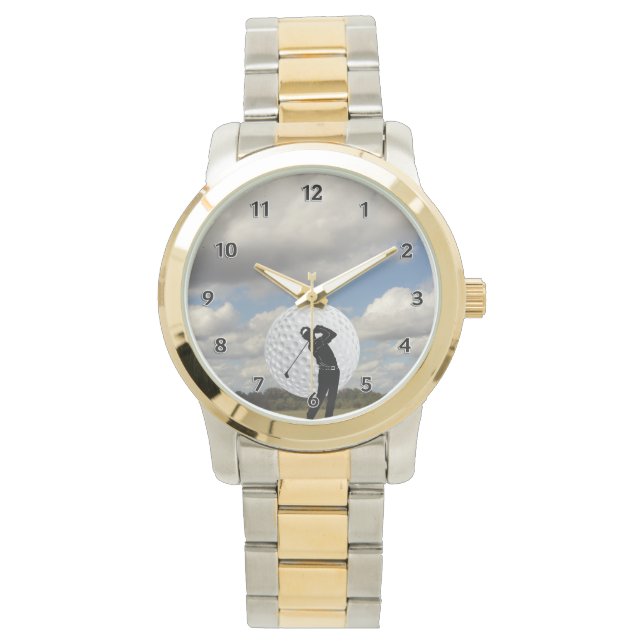 Golf World Armbanduhr (Vorderseite)