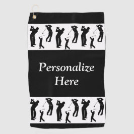 Golf World für Golfer Golfhandtuch