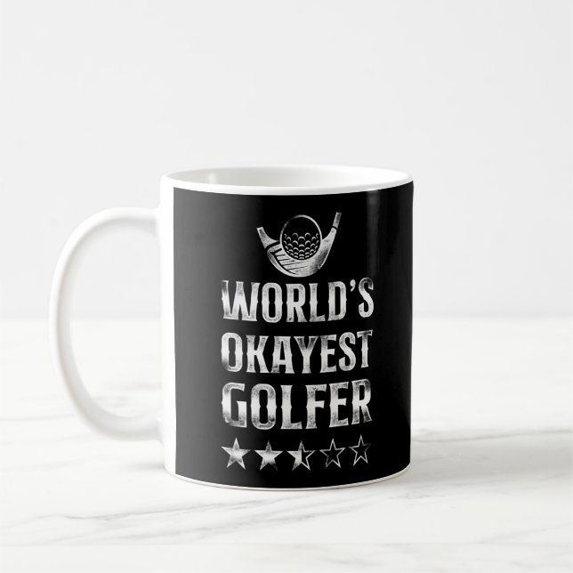Golf World ist der beste Golfer Kaffeetasse (Links)