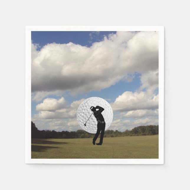 Golf World Serviette (Vorderseite)