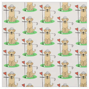 Golf Yellow Labrador Retriever (Yel 3) Hund - Nied Stoff