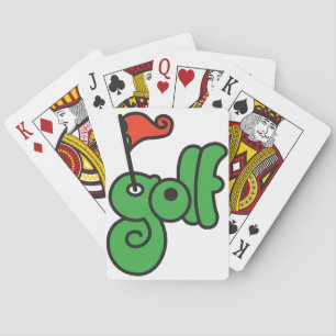 Golf-Zeichen-Spielkarten Spielkarten