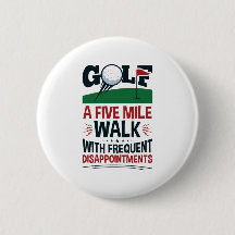 Golf zu einem 5-Meilen-Spaziergang mit häufiger En