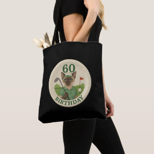 Golf zum 60. Geburtstag für Golfer für Cat Lover
