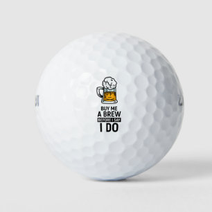 Golf zum Thema für Bachelor Party Golfball