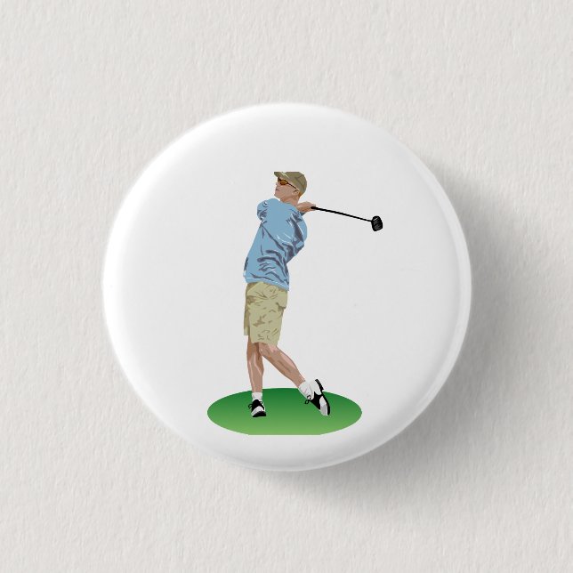 Golfantrieb Button (Vorderseite)