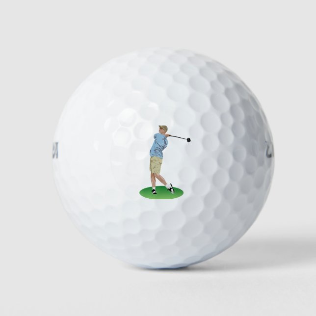 Golfantrieb Golfball (Vorderseite)