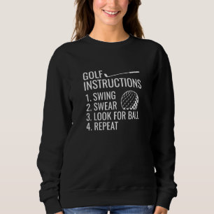 Golfanweisungen Sweatshirt