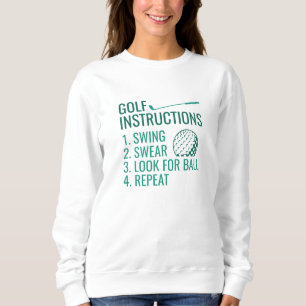 Golfanweisungen Sweatshirt