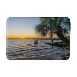 Golfatme Florida Sunset Bath Mat Badematte