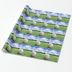 Golfball 4 geschenkpapier