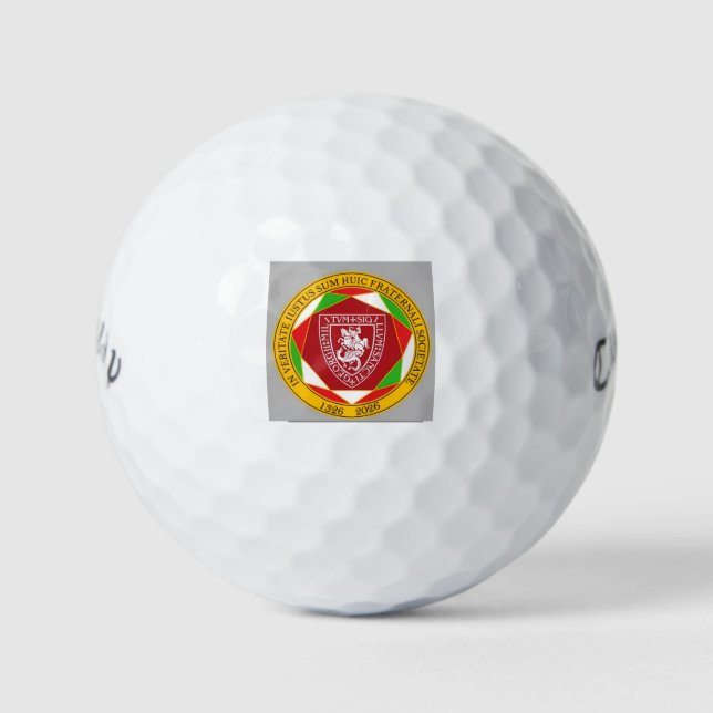 Golfball 700-Jahr-Jubiläumslogo (Vorderseite)