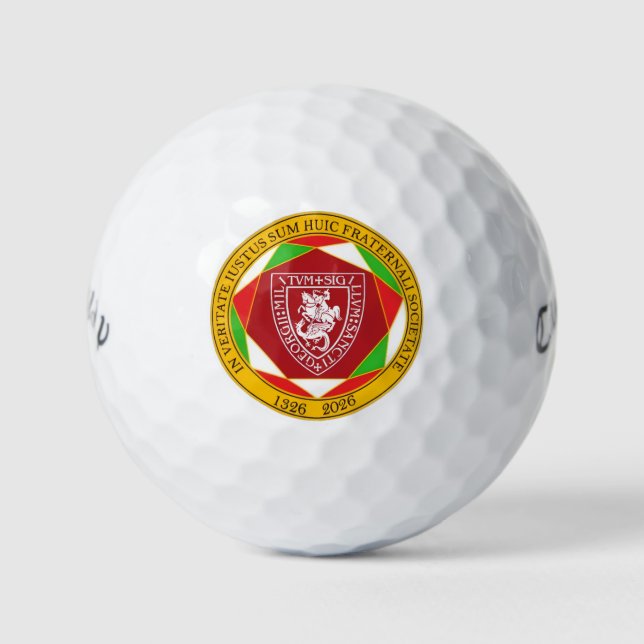 Golfball 700-Jahres-Jubiläumslogo (Vorderseite)