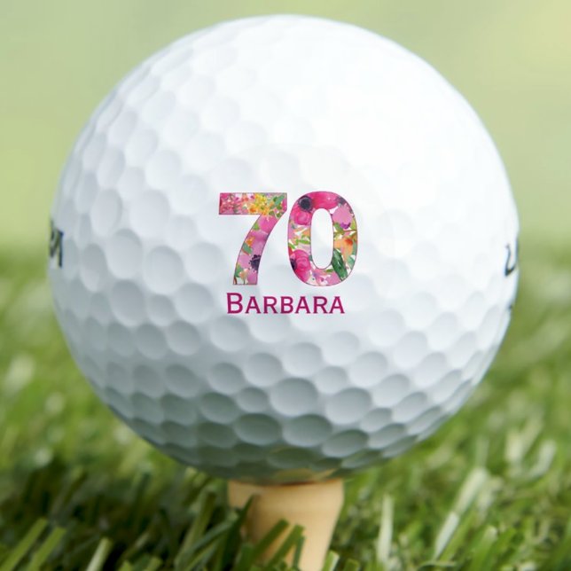 Golfball 70 Jahre eigener Golfball 70. Geburtstag (Von Creator hochgeladen)