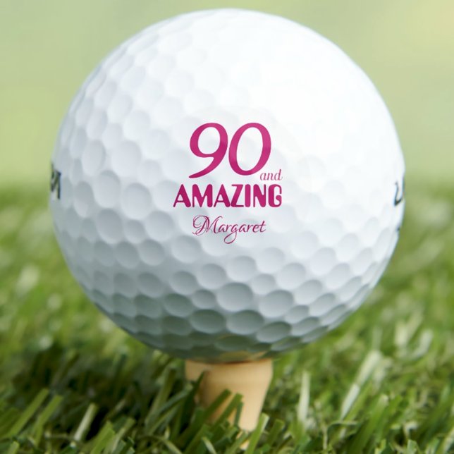 Golfball 90 Jahre eigener Golfball 90. Geburtstag (Von Creator hochgeladen)