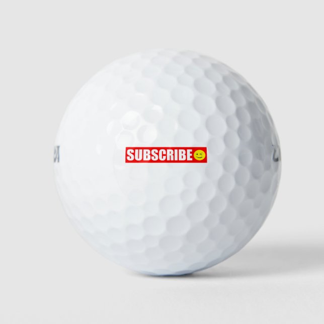 Golfball abonnieren (Vorderseite)