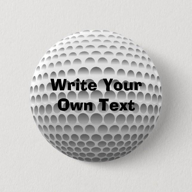 Golfball Button (Vorderseite)
