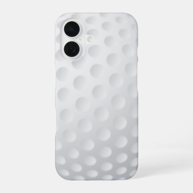 Golfball ⛳🎁  Dellen iPhone 16 Hülle (Rückseite)