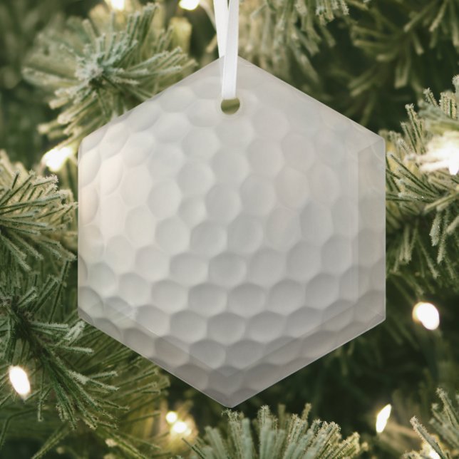 Golfball-Dellen Ornament Aus Glas (Insitu)